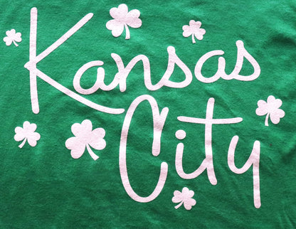 Kansas City Script Shamrock Short Sleeve