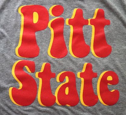 Pitt State Bubble Letters