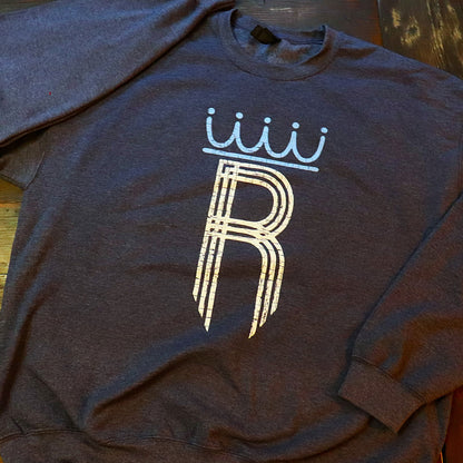 Waterfall R KC Baseball Crew Neck Sweatshirt