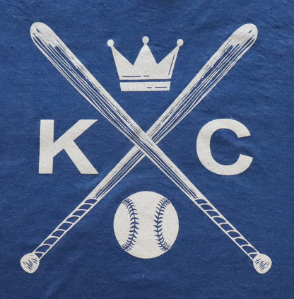 KC Baseball Crossed Bats