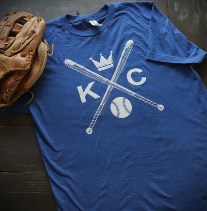 KC Baseball Crossed Bats