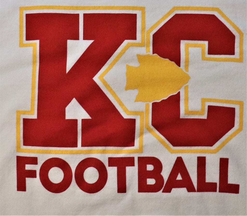 WHITE Kansas City Football Crew Sweatshirt