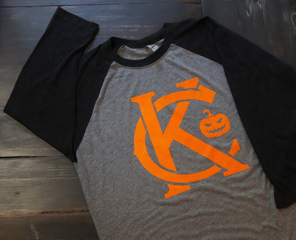 KC Pumpkin Baseball Tee