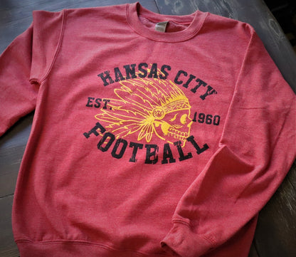 Kansas City Football Headdress Sweatshirt