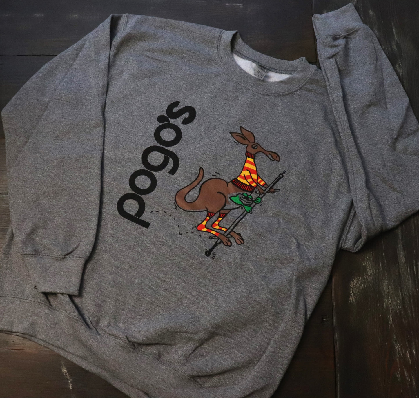 Pogo's Gray Crew Neck Sweatshirt