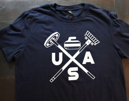 USA Curling T-shirt