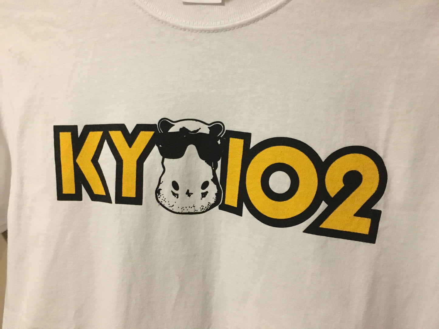 KY102 White Hippo T-Shirt - KC Shirts