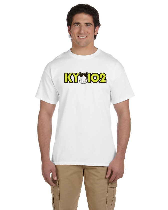 KY102 White Hippo T-Shirt - KC Shirts